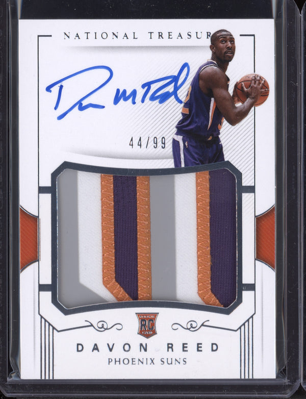 Davon Reed 2017-18 Panini National Treasures Rookie Patch Autographs  RC 44/99