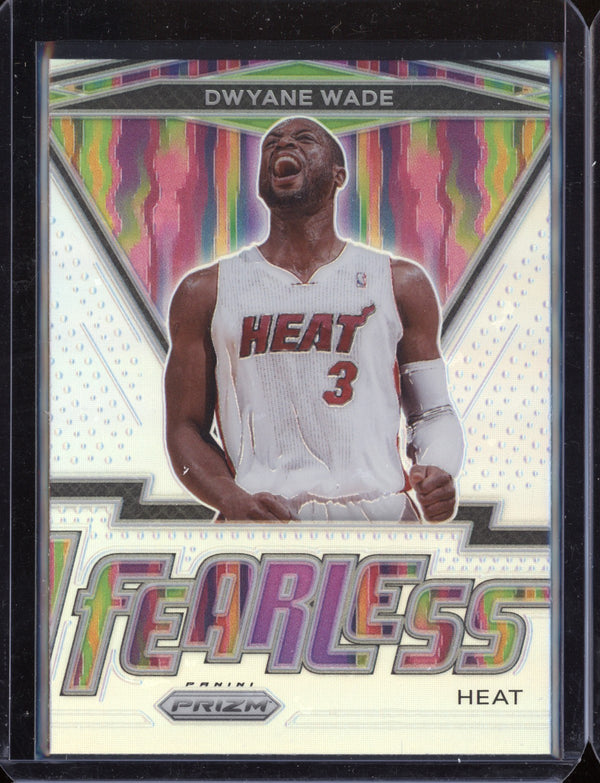 Dwayne Wade 2020-21 Panini Prizm Fearless SIlver