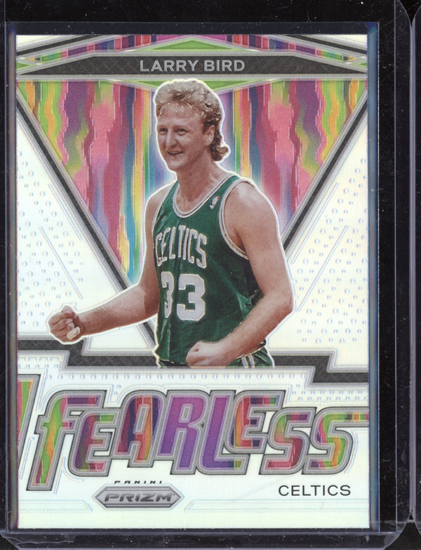 Larry Bird 2020-21 Panini Prizm Fearless Silver