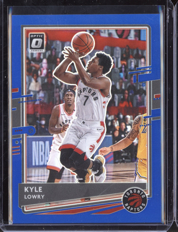 Kyle Lowry 2020-21 Panini Optic Blue Holo 27/59