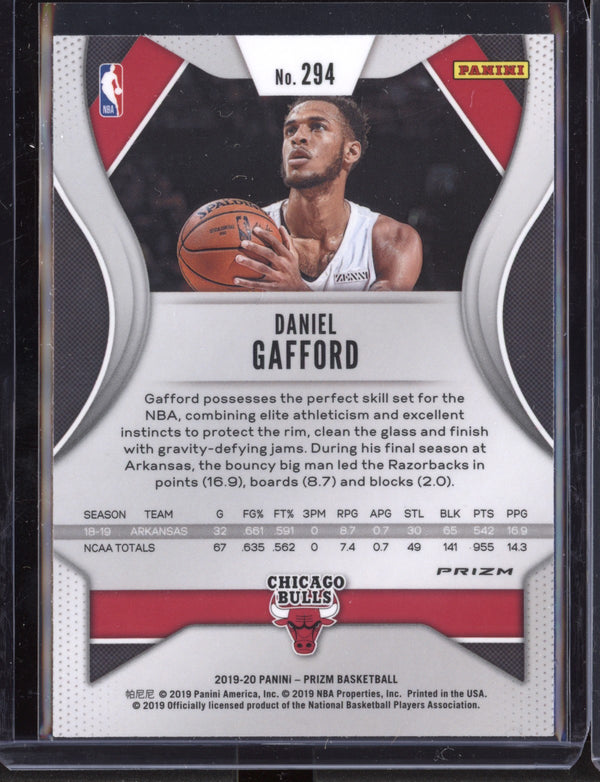 Daniel Gafford 2019-20 Panini Prizm Ruby Wave RC