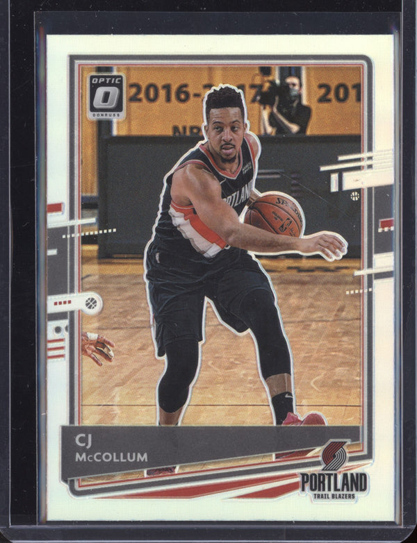 CJ McCollum 2020-21 Panini Prizm Holo