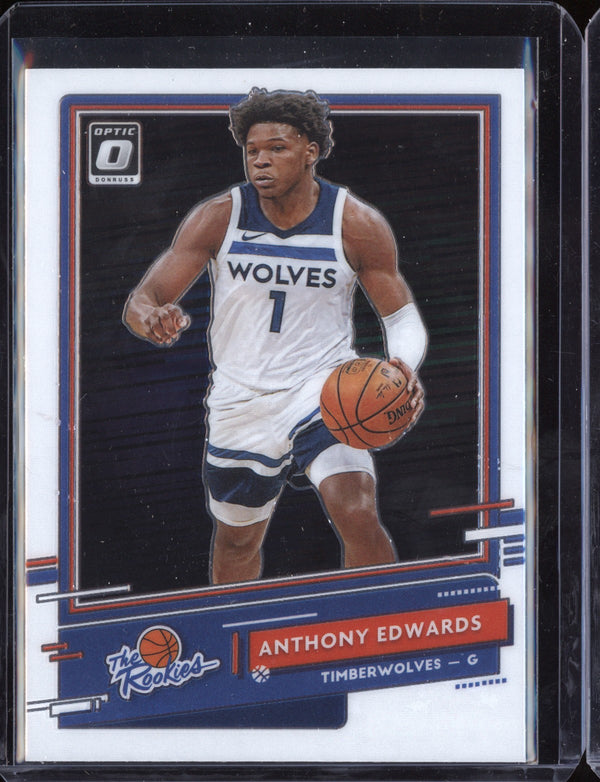 Anthony Edwards 2020-21 Panini Optic The Rokies  RC