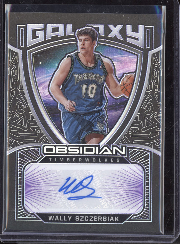 Wally Szczerbiak 2020/21 Panini Obsidian Galaxy