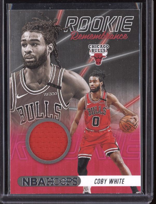 Coby White 2019-20 Panini Hoops Rookie Remembrance Patch RC