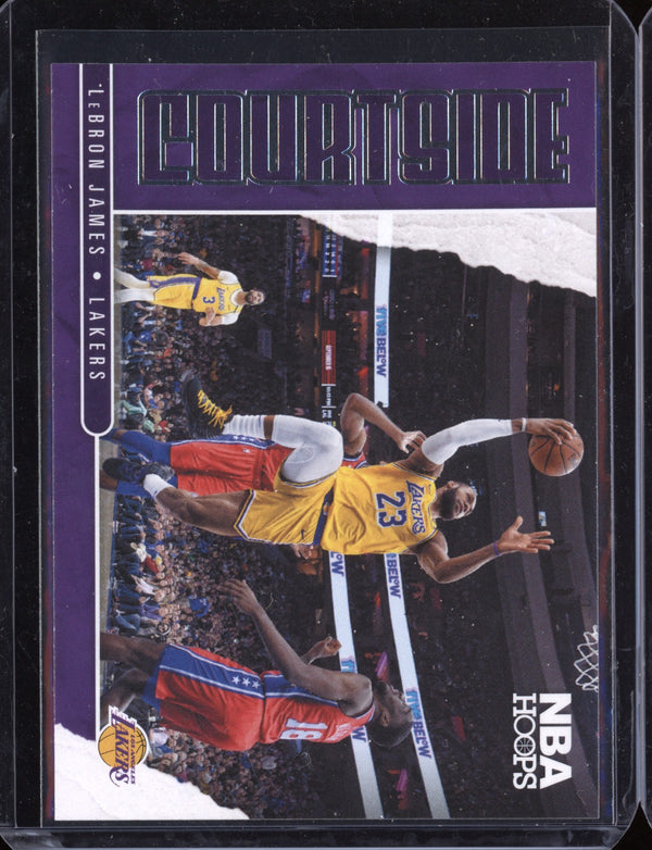 LeBron James 2020-21 Panini Hoops Courtside