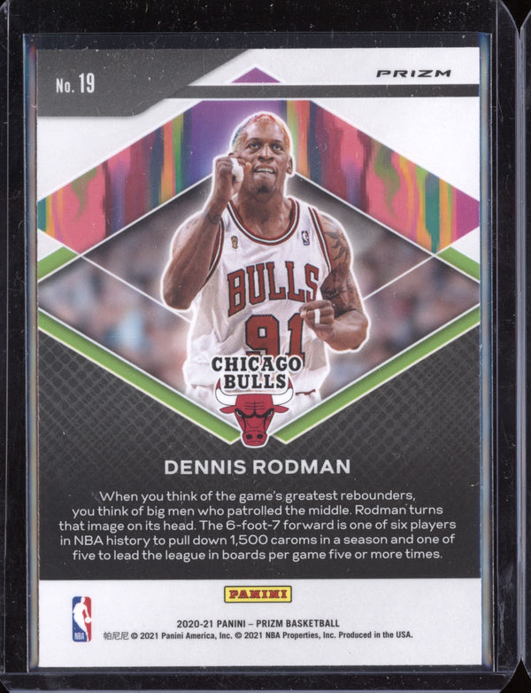 Dennis Rodman 2020-21 Panini Prizm Fearless Hyper