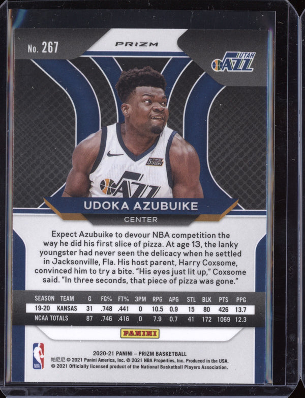 Udoka Azubuike 2020-21 Panini Prizm Red Wave RC