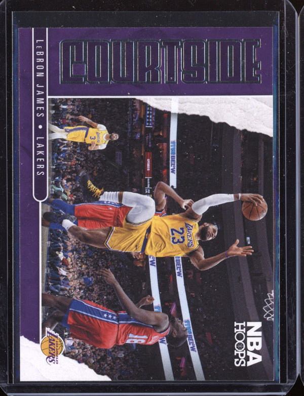 LeBron James 2020-21 Panini Hoops Courtside