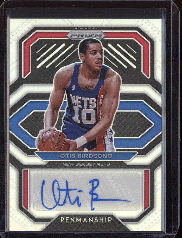 Otis Birdsong 2020-21 Panini Prizm Penmanship Silver Auto