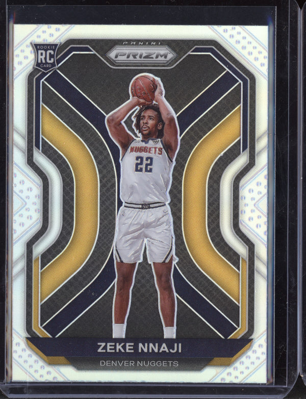 Zeke Ninaji 2020-21 Panini Prizm Silver Prizm RC