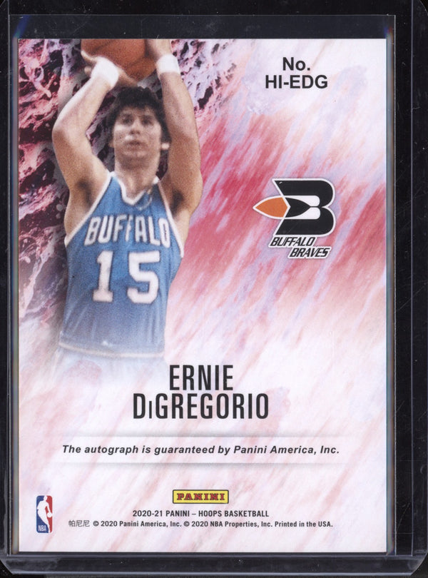 Ernie DiGregorio 2020/21 Panini Hoops Hoops Ink