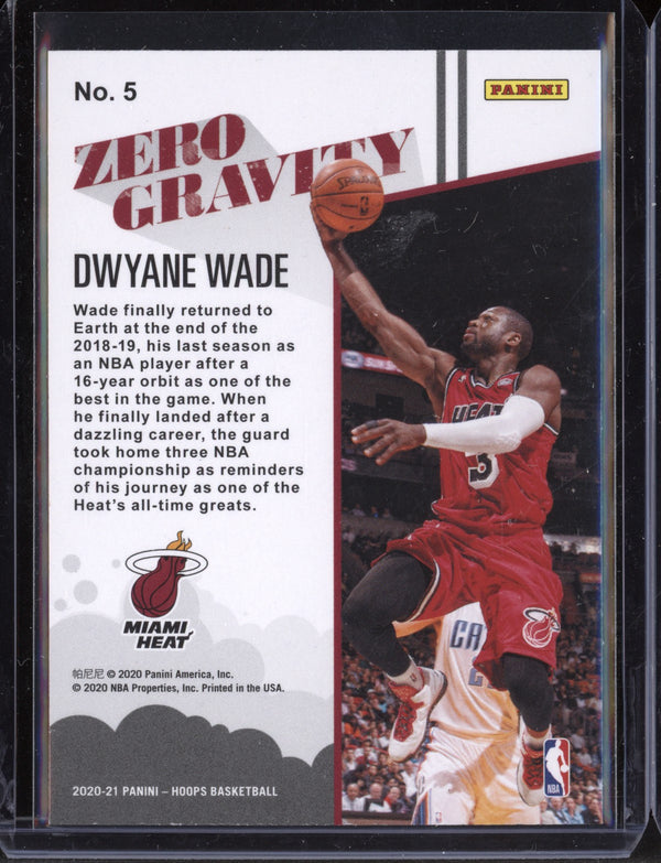 Dwyane Wade 2020-21 Panini Hoops Zero Gravity