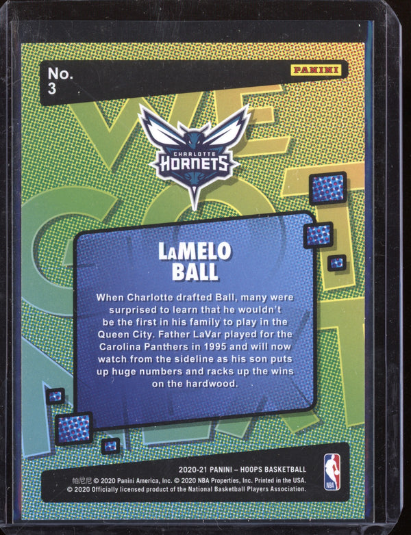 LaMelo Ball 2020-21 Panini Hoops We Got Next RC