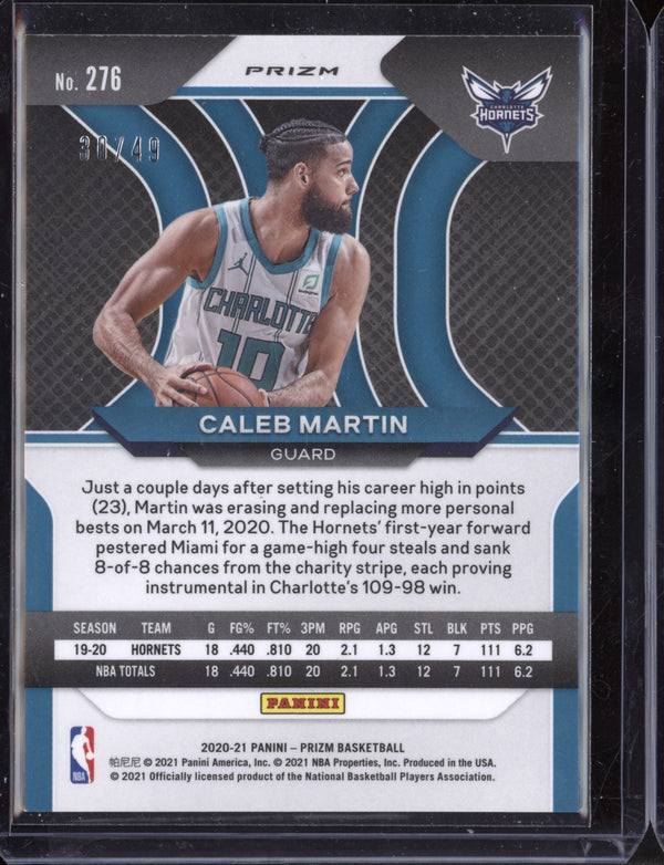 Caleb Martin 2020-21 Panini Prizm Orange Prizm 30/49