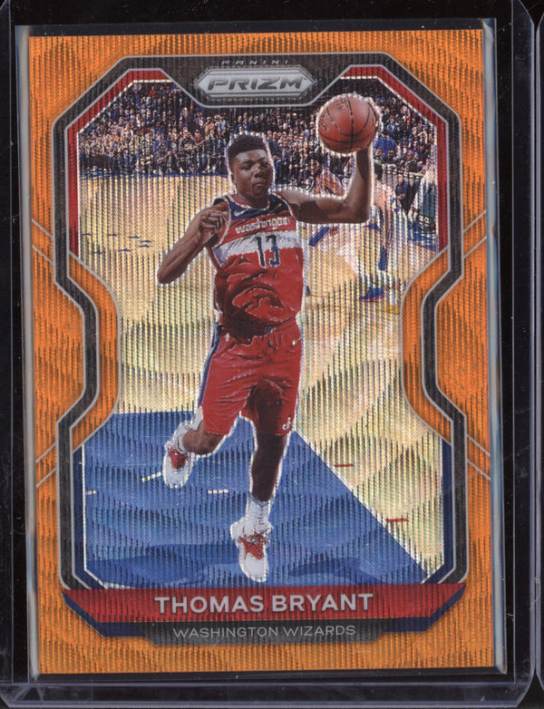 Thomas Bryant 2020-21 Panini Prizm Orange Wave 16/60