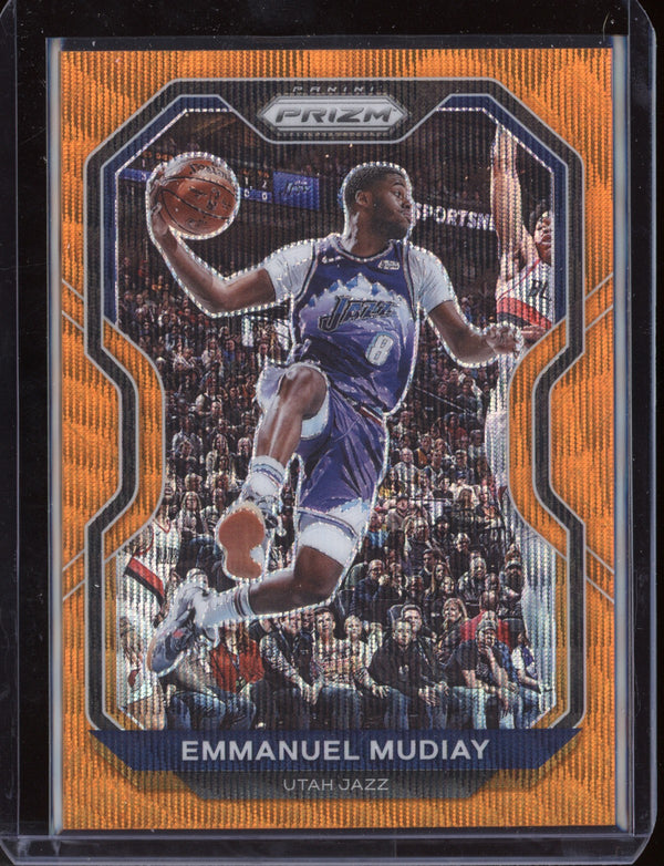 Emmanuel Mudiay 2020-21 Panini Prizm Orange Wave 31/60