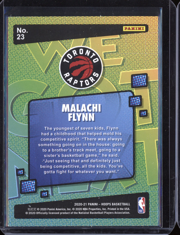 Malachi Flynn 2020-21 Panini Hoops We Got Next Holo RC