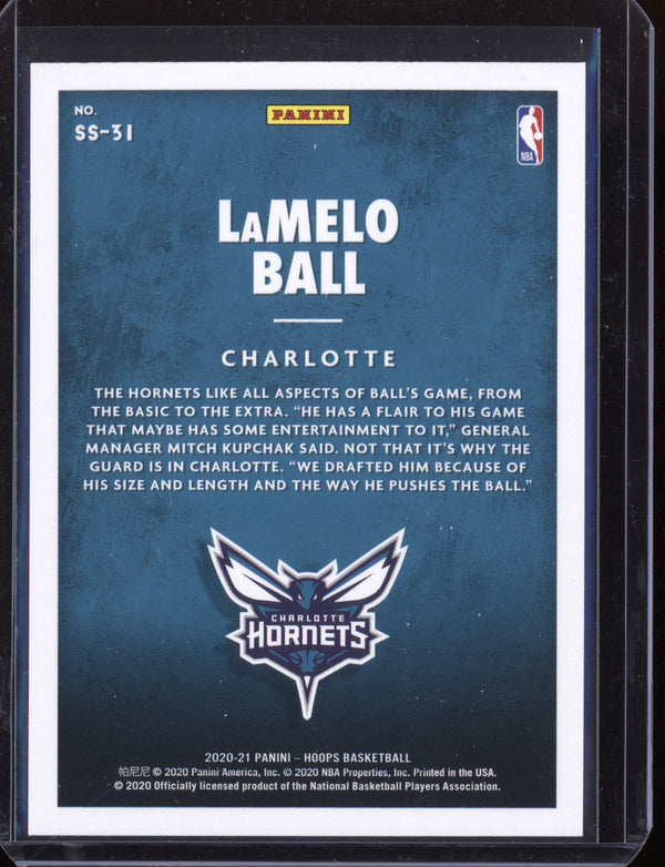 LaMelo Ball 2020-21 Panini Hoops Now Playing RC