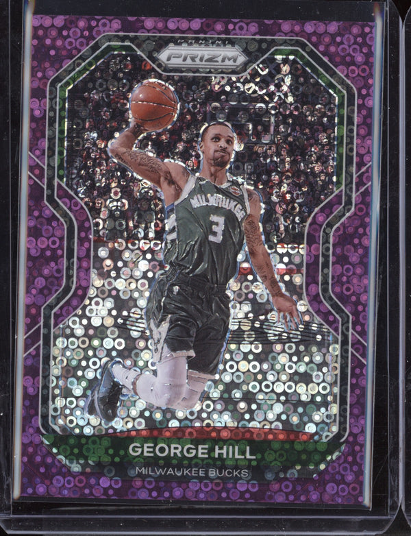 George Hill 2020-21 Panini Prizm Purple Disco 67/75