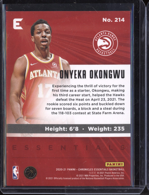 Onyeka Okongwu 2020/21 Panini Chronicles Essentials Red RC 13/149