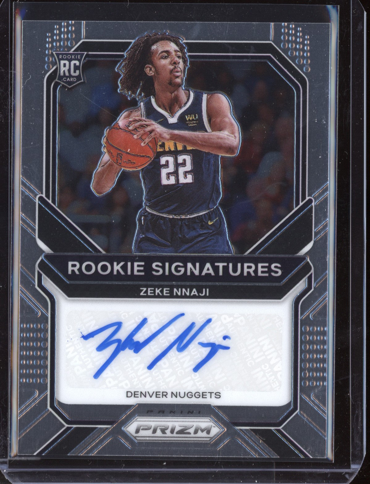 Zeke Nnaji 2020-21 Panini Prizm Rookie Signatures  RC