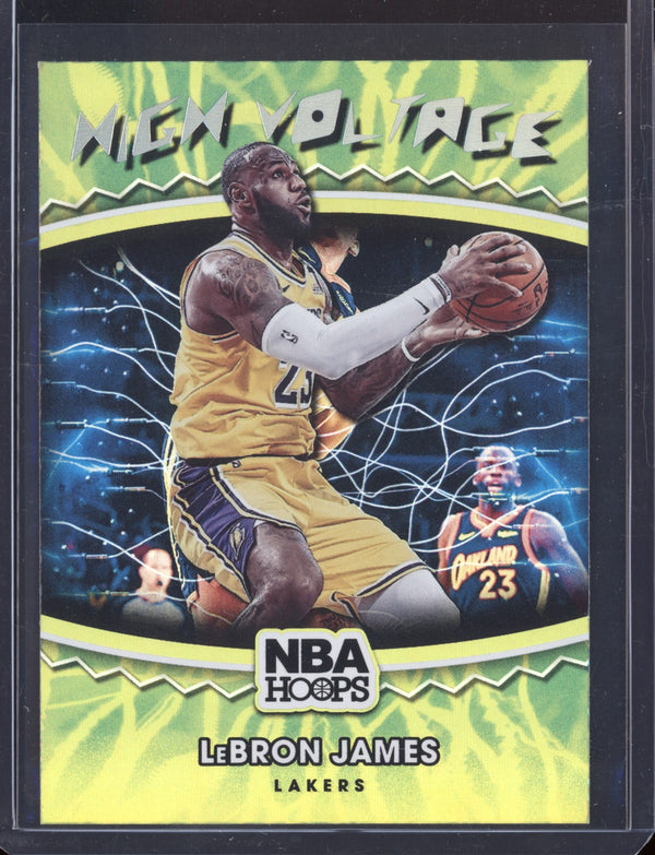 LeBron James 2021/22 Panini Hoops High Voltage