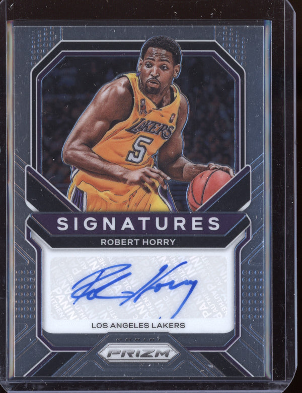 Robert Horry 2020-21 Panini Prizm Signatures Auto