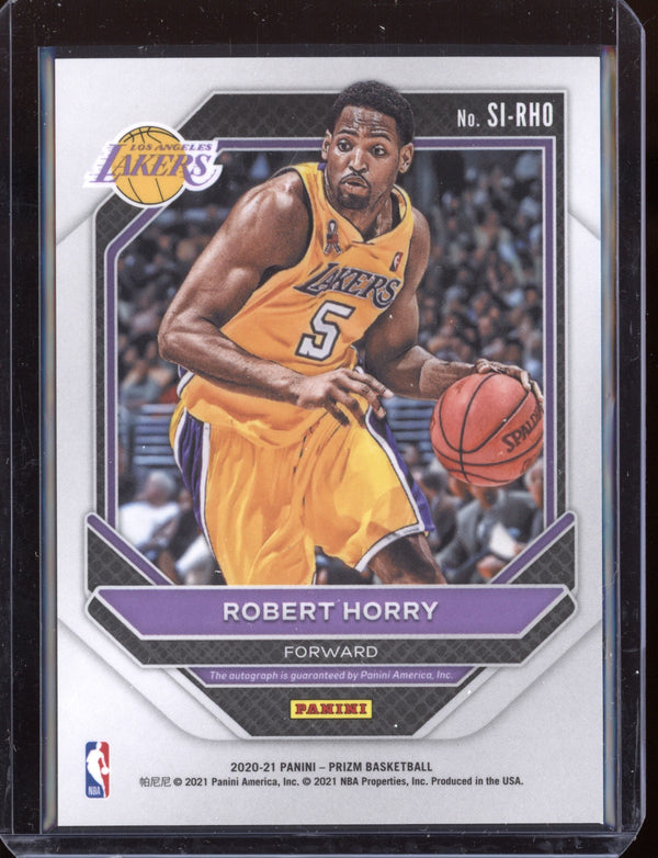 Robert Horry 2020-21 Panini Prizm Signatures Auto