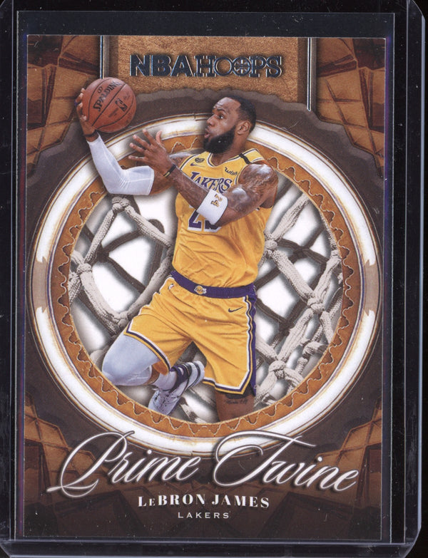 LeBron James 2020-21 Panini Hoops Prime Twine