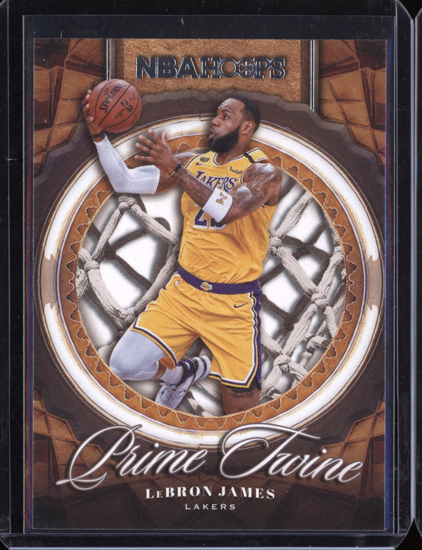 LeBron James 2020-21 Panini Hoops Prime Twine