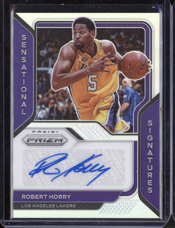 Robert Horry 2020-21 Panini Prizm Sensational Signatures Silver Auto