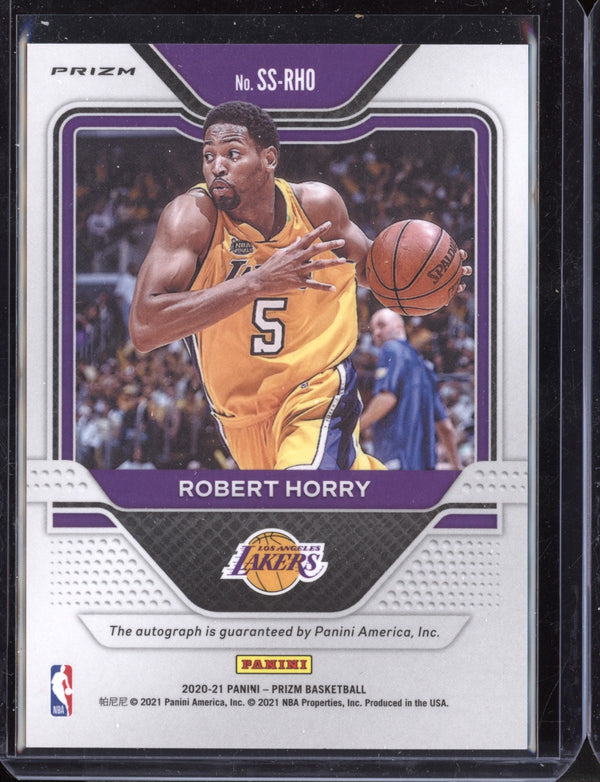 Robert Horry 2020-21 Panini Prizm Sensational Signatures Silver Auto