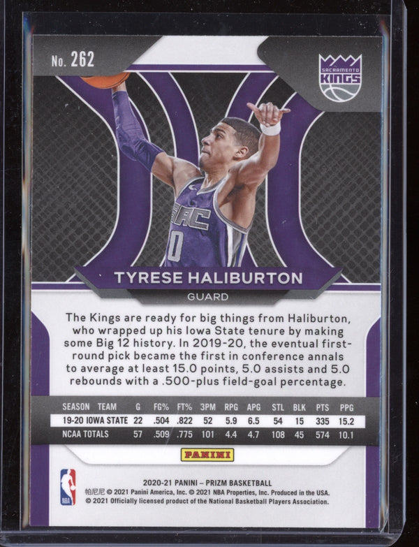 Tyrese Haliburton 2020-21 Panini Prizm RC