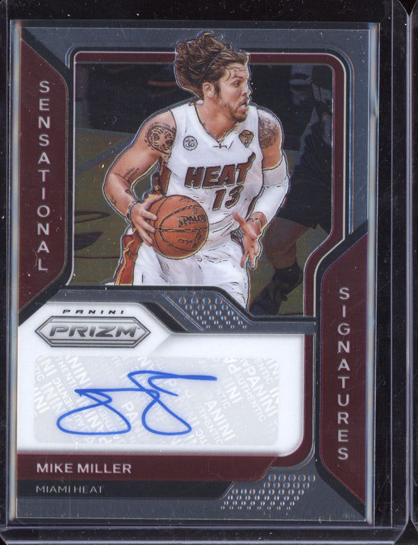 Mike Miller 2020-21 Panini Prizm Sensational Signatures Auto