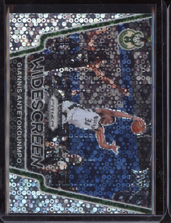 Giannis Antetokounmpo 2020-21 Panini Prizm Widescreen Disco