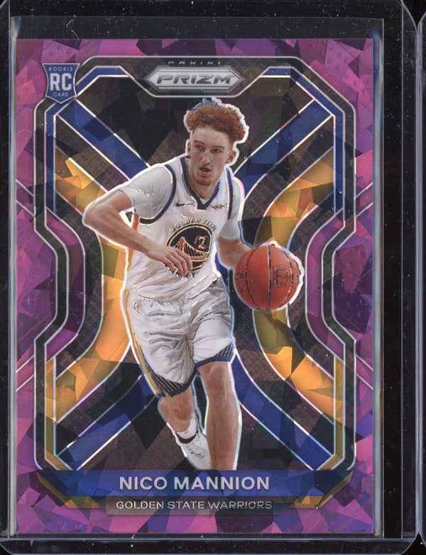 Nico Mannion 2020-21 Panini Prizm Purple Ice RC 039/175