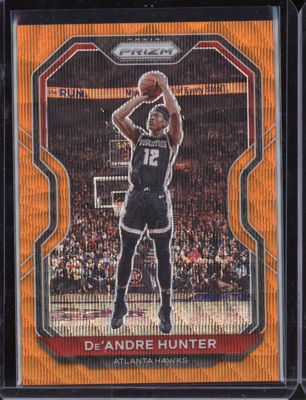 De'Andre Hunter 2020-21 Panini Prizm Orange Wave 58/60