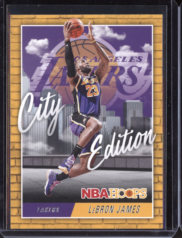 LeBron James 2020-21 Panini Hoops City Edition