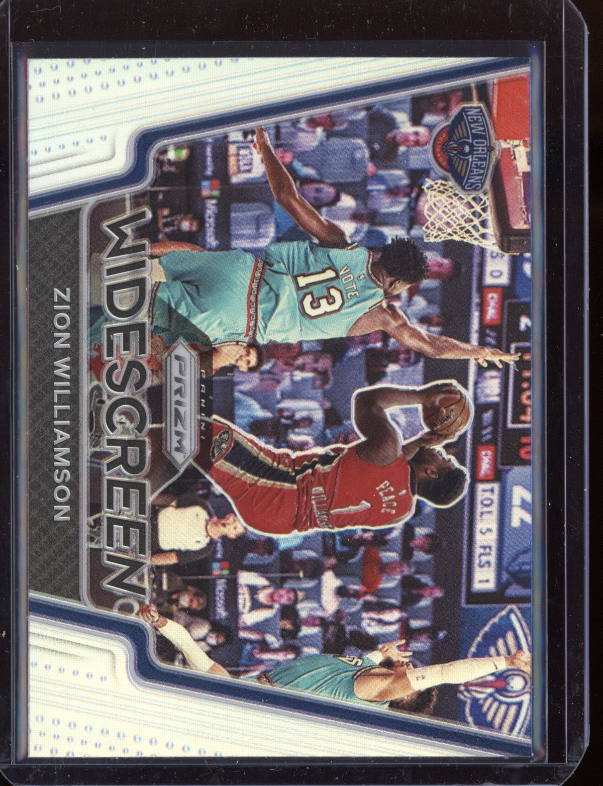 Zion Williamson 2020-21 Panini Prizm Widescreen Silver Prizm