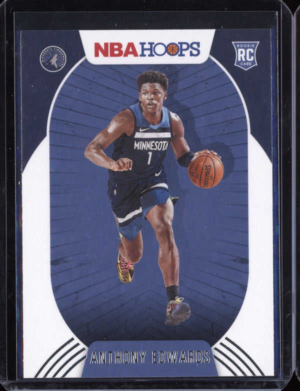 Anthony Edwards 2020-21 Panini Hoops Base RC