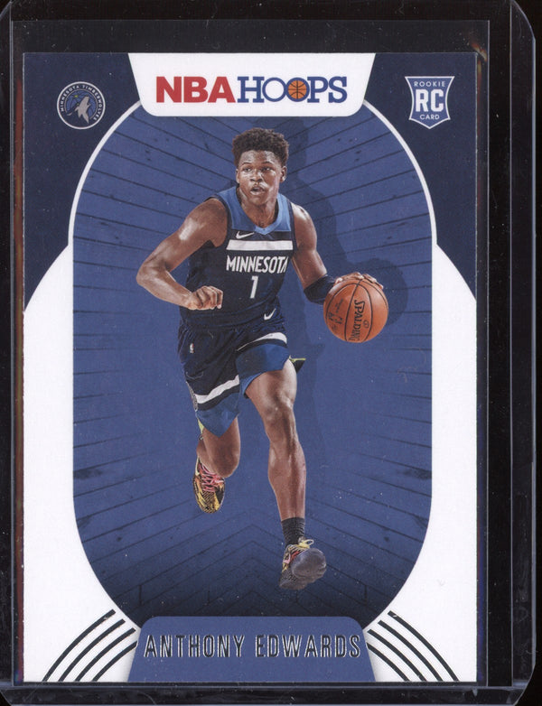 Anthony Edwards 2020-21 Panini Hoops Base RC