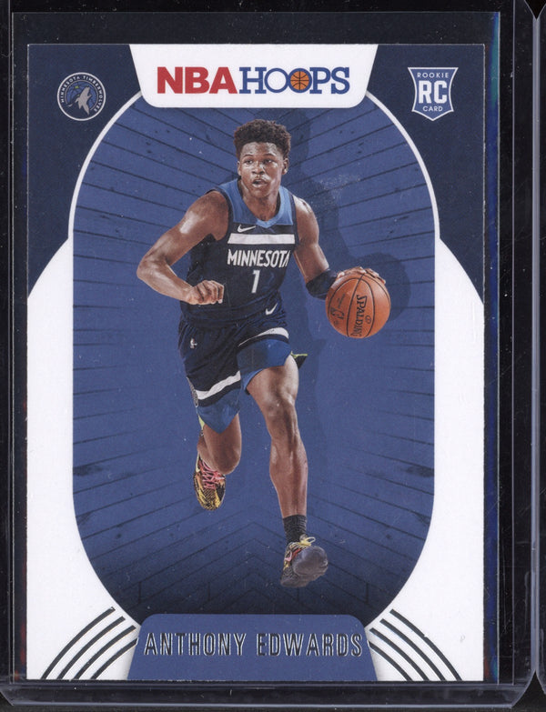 Anthony Edwards 2020-21 Panini Hoops Base RC