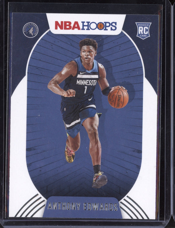 Anthony Edwards 2020-21 Panini Hoops Base RC