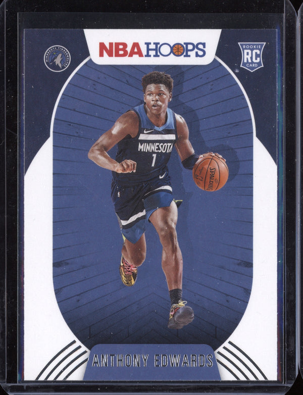 Anthony Edwards 2020-21 Panini Hoops Base RC