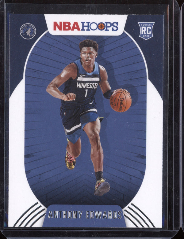 Anthony Edwards 2020-21 Panini Hoops Base RC