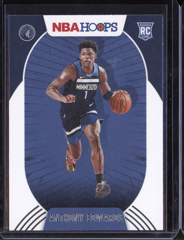 Anthony Edwards 2020-21 Panini Hoops Base RC