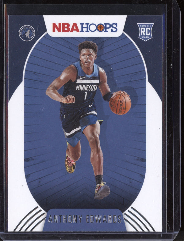 Anthony Edwards 2020-21 Panini Hoops Base RC