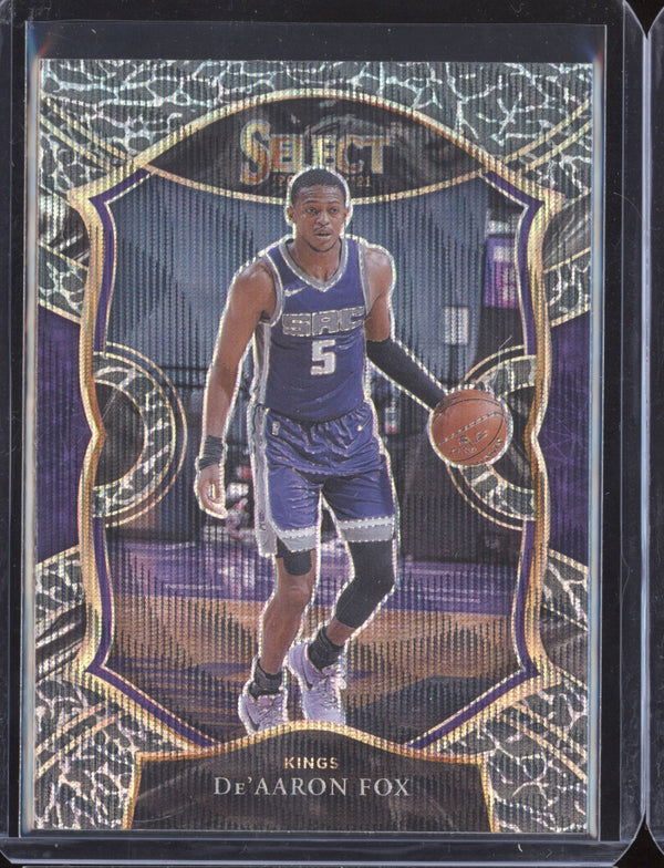 De'Aaron Fox 2020-21 Panini Select Concourse Elephant