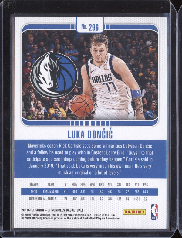 Luka Doncic 2018-19 Panini Chronicles Studio Red RC 135/149